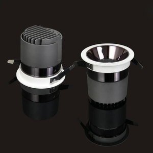 Lámpara de Techo Empotrada Comercial, sin Marco, LED para Interiores, Aluminio Blanco, Regulable, Alimentación CA, 4100K, IP20, CRI90, Garantía de 3 Años - Product Image 4