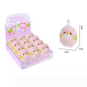 Saat Mekanizmalı Oyuncak Şeftali Papağanı İnteraktif Oyuncak Karga Kuş Toptan Satış - Product Image 2