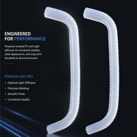 Grille de feux arrière en PC moulée par injection de précision pour tondeuses à gazon, pièce décorative pour lampe LED, structure de haute qualité