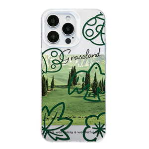 Custodia Protettiva Antiurto in TPU Trasparente con Line Art Paesaggio Naturale Prateria <span class=keywords><strong>Verde</strong></span>, per <span class=keywords><strong>iPhone</strong></span> 17 16 15 14 13 <span class=keywords><strong>Pro</strong></span> <span class=keywords><strong>Max</strong></span> - Product Image 6