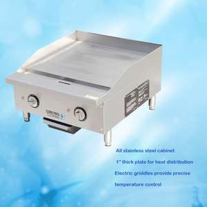 Plancha Eléctrica de Superficie Plana, Parrilla Comercial para Mostrador, Parrillas para Barbacoa para Cocina de Restaurante - Product Image 4