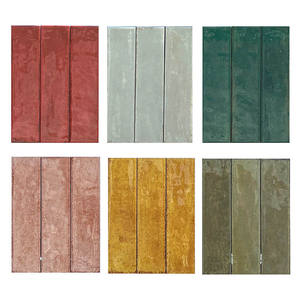 Azulejos de <span class=keywords><strong>pared</strong></span> de baño de cocina blanca de estilo retro francés 60X240 azulejos de <span class=keywords><strong>Color</strong></span> bajo vidriado pequeños hechos a mano ladrillo de tira larga - Product Image 5