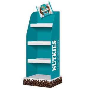 Exhibidores de Productos Ecológicos Plegables de Cartón, Respetuosos con el Medio Ambiente, para Supermercados - Product Image 1