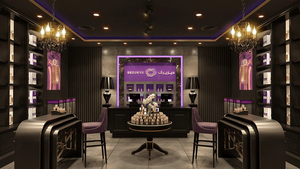 ชั้นวางโชว์ไฟ LED แบบกำหนดเองระดับไฮเอนด์สำหรับร้านน้ำหอมร้านเครื่องสำอางขายส่งการออกแบบตกแต่งภายในร้านขายปลีก - Product Image 6