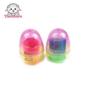 Caramelos al por mayor etiqueta privada personalizada juguete interesante huevo caramelo colorido caramelo duro y bobina de resorte juguete para niños delicioso juguete caramelo - Product Image 5