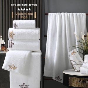 <span class=keywords><strong>Asciugamani</strong></span> di Qualità Alberghiera a Cinque Stelle, Puro <span class=keywords><strong>Cotone</strong></span> Altamente Assorbente, per Viso e Bagno, Tessuto Liscio in Filato <span class=keywords><strong>Pettinato</strong></span> per Hotel e Pensioni - Product Image 2