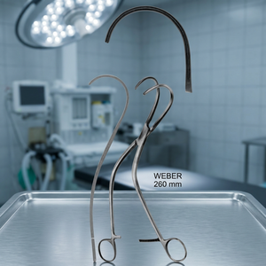 Pinzas de Anastomosis Aórtica Manuales de Acero WEBER de 260 mm de GRAYROCKS ENTERPRISES, Fabricadas en Pakistán - Product Image 3