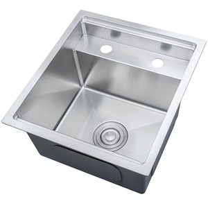 Lavello da <span class=keywords><strong>cucina</strong></span> nascosto di lusso 304 in acciaio inox Undermount lavello nascosto con rubinetto piegato e <span class=keywords><strong>scarico</strong></span> - Product Image 2