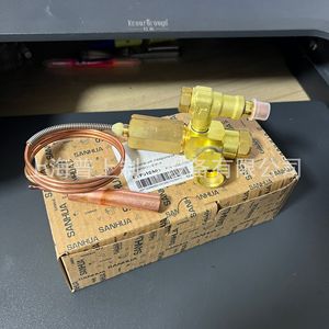 วาล์วควบคุมอุณหภูมิแบบตอบสนองต่ออุณหภูมิ Sanhua รุ่น PYF010A02 วาล์วควบคุมสารทำความเย็นแบบสมดุลภายใน R404A R22 - Product Image 2