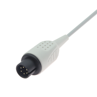 Câble tronc ECG Caremed EDU340-A à 3 brins, compatible NPB-3900/Criticare 1100, certifié AHA ISO, en TPU, pour accessoires médicaux