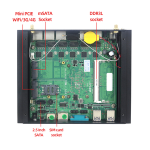 Core I3 7130U 6 LAN Cybersecurity Fanless Mini PC con 4G LTE Nuevo 4G DDR4 <span class=keywords><strong>RAM</strong></span> Industrial Edge <span class=keywords><strong>Server</strong></span> Computing - Product Image 2