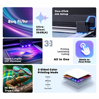 Impresora UV DTF de Escritorio EraSmart A3 con Tinta Blanca, Máquina de Transferencia Directa a Película para Vasos de Vidrio y Acrílico, Almacén en EE. UU.