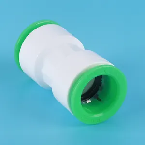 Hot Sale RPU Type Push Straight Pipe Connection Water Union Plastic Quick Hose Round Connectors