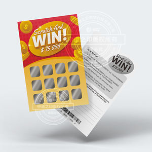 Kostenloses Personalisiertes Design: Hardcover Buch-Rubbellose mit Perfekter Bindung – Umweltfreundlich und Langlebig für „Scratch and Win“-Aktionen in Geschäften - Product Image 3