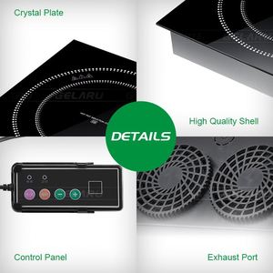 220V Commercial Rapidement les Plats De Cuisson Cuisinière À <span class=keywords><strong>Induction</strong></span> Pour Hôtel Avec 9 Niveaux Feu Vitesse - Product Image 6