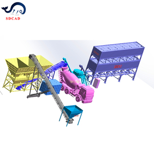 Système mobile <span class=keywords><strong>de</strong></span> malaxage <span class=keywords><strong>de</strong></span> béton sec avec silo à <span class=keywords><strong>ciment</strong></span> horizontal et chargement direct sur camion pour la livraison <span class=keywords><strong>de</strong></span> béton prêt à l'emploi - Product Image 1