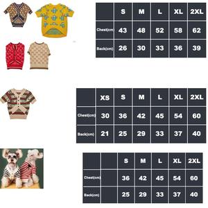 Roupa de cachorro, atacado, designer de luxo, roupa para cachorro, gato, malha, para cães pequenos, médios e grandes - Product Image 4