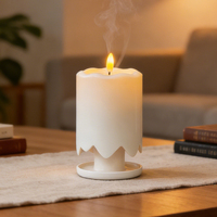 Diffuseur d'huiles essentielles sans fil, sans eau, à air froid, 20 ml, diffuseur de parfum, lampe de nuit en céramique pour la maison