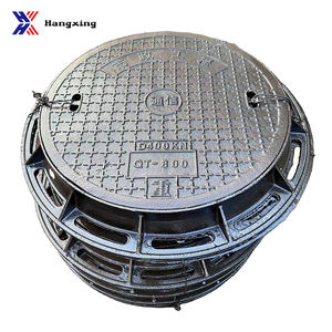 Couvercle de regard en fonte ductile rond et carré EN124, dimensions <span class=keywords><strong>300</strong></span>*<span class=keywords><strong>300</strong></span> 400*400, certifié CE, marque Hangxing, pour drainage des eaux pluviales - Product Image 1