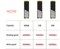 SSD Merek Baru Original NQ790 512g 1tb 2tb 4tb M.2 2280 NVMe PCIe 6Gb/s 7000MB/s Kecepatan Baca Garansi 5 Tahun Gaming PC Laptop
