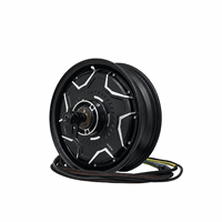 Moteur de moto électrique QSMOTOR QS260 à couple élevé, sans balais, 12x3,5 pouces, 12000W V4, moteur de moyeu BLDC haute efficacité pour scooter