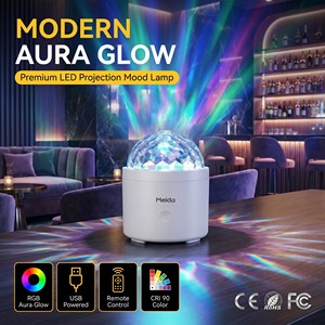 <span class=keywords><strong>Projecteur</strong></span> LED Meida Modern Aura Glow, lampe d'ambiance RGB, télécommande USB, CRI 90 80, pour la maison, les bars, les restaurants, vente en gros - Product Image 1