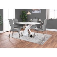 Ensemble de meubles de salle à manger avec pieds en métal, meubles de Restaurant français et modernes, Table et chaises extensibles, vente en gros