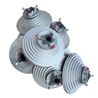 Porte sectionnelle industrielle verticale robuste de 11' de haut, système de poulie à câble en aluminium avec alésage de 1 pouce et gorge de 1/4, tambour 11VL, charge de 500 kg, 3