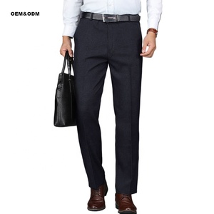 Oversize <span class=keywords><strong>a</strong></span> <span class=keywords><strong>righe</strong></span> laterali plissettate abito da uomo bianco nero cotone formale tuta regolabile <span class=keywords><strong>pantaloni</strong></span> Chino larghi - Product Image 2