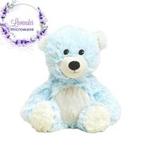 Peluche chauffante micro-ondable personnalisée, jouet en peluche doux, ours en peluche rempli de lavande, poupée en peluche pour enfants