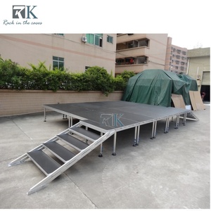 Wholesale Easy Install Outdoor Portable <b>Stage</b> Podium Concert Four Leg Aluminum <b>Stage</b> Height Adjustable <b>Stage</b> <b>Platform</b> for Event - Product Image 3