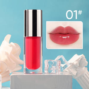 Brillo de labios de vitamina E de ácido hialurónico de etiqueta privada Al Por Mayor con aplicador de Metal brillo de labios antienvejecimiento brillante claro Plumping - Product Image 6