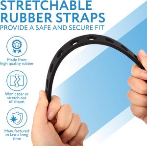 Sangles en caoutchouc pour <span class=keywords><strong>porte</strong></span>-vélos, pack noir, compatibles <span class=keywords><strong>Thule</strong></span> 534, conception extensible, bandes de transport polyvalentes - Product Image 6