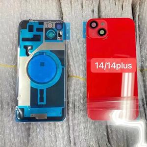Новая Замена для <span class=keywords><strong>iPhone</strong></span> 14 14 Plus задняя крышка корпуса с объективом камеры батарея стекло задняя дверная рама рамка металлическая пластина - Product Image 5