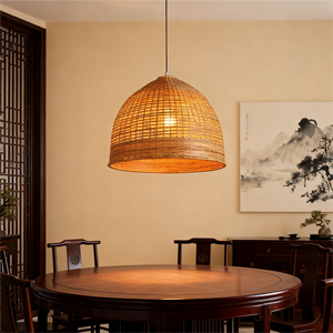 Lampes suspendues modernes faites à la main en rotin plafonnier en <span class=keywords><strong>bois</strong></span> <span class=keywords><strong>suspension</strong></span> <span class=keywords><strong>lanterne</strong></span> en bambou <span class=keywords><strong>suspension</strong></span> pour la décoration intérieure éclairage - Product Image 2