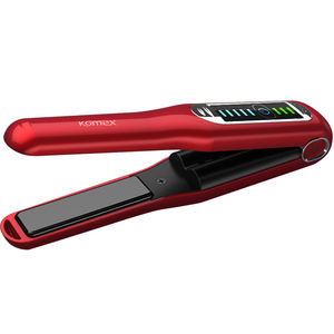Lisseur de cheveux <span class=keywords><strong>sans</strong></span> <span class=keywords><strong>fil</strong></span> Komex Soft Switch USB rechargeable, mode 2021, affichage LED, contrôle de la température, fer <span class=keywords><strong>plat</strong></span> - Product Image 5