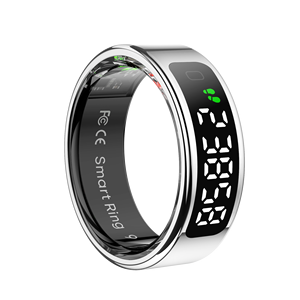 Anillo inteligente con pantalla, control por gestos, monitor de <span class=keywords><strong>sueño</strong></span>, frecuencia cardíaca, salud, contador de pasos, calorías R11 - Product Image 2