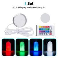 Komponen Lampu Malam LED Dual-CCT Cetak 3D untuk Kit Lampu Bambu Lab, Mainan Pembuat, Suku Cadang Printer