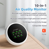 Mètre de qualité de l'air mural avec détection de décibels, sonomètre numérique 30-120 dB, sonomètre pour tests de bruit