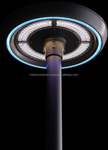Lampe de jardin solaire intelligente à LED RGB en aluminium avec fonction rythme musical, télécommande, détecteur de mouvement, étanche IP67, batterie au lithium haute performance - Product Image 2