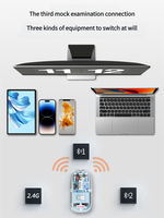 Nouvelle Souris Transparente Sans Fil Rechargeable Silencieuse Bluetooth Professionnelle Multi-Couleurs à DPI Réglable