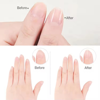 Lime à ongles professionnelle double face noire, grain 100/180, personnalisable, rouge, pour salon de beauté
