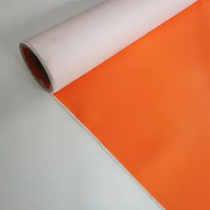 400gsm nhà máy máy công nghiệp nhiệt độ cao Silicone bọc vải sợi thủy tinh