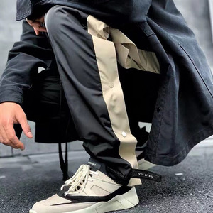 Custom <strong>Polyester</strong> Sweatpants Windbreaker 100% <strong>Polyester</strong> Jogger <strong>Trackpants</strong> With Stripes - Product Image 5