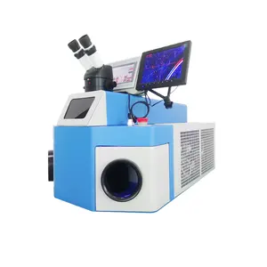 SageTech Nouveau YAG Bijoux Laser Machine De Soudage Par Points 200W Or Argent Bijoux Réparation Machine Anneau Neckla avec CCD Microscope