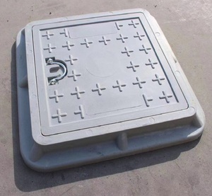 GREENTECH 600x600mm 플라스틱 BMC 복합 맨홀 커버 배수 A15 커버 잘 커버 도시 하수도 도로 사용 - Product Image 6