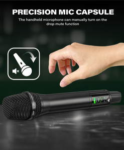Microphone sans fil UHF TRAIS <span class=keywords><strong>TR</strong></span>-820 à double canal avec diversité véritable, micros portatifs, micro-casque et micro-cravate - Product Image 6