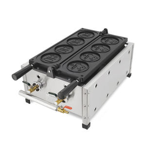 Máquina Comercial Eléctrica para Hacer Waffles Redondos, Máquina para Hacer Waffles Crujientes de Acero Inoxidable para Cafetería - Product Image 4