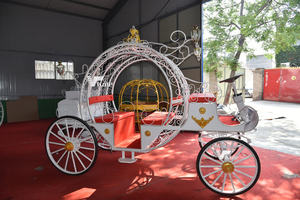 Calèche Électrique Européenne Élégante Princesse Rêve Citrouille Voiture de Mariage Vente Directe Usine Calèche de Mariage Électrique - Product Image 2