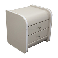 Chambre pas cher prix table basse intelligente luxe en cuir PU PVC contreplaqué table de nuit table de chevet pour chambre